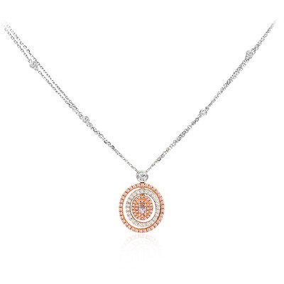 Collana in oro con Diamante Rosa I1 (CIRARI)