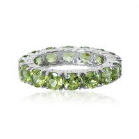 Anello in argento con Peridoto
