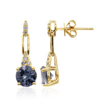 Orecchini in oro con Tanzanite (non riscaldata) (CIRARI)