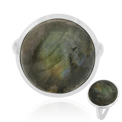 Anello in argento con Labradorite