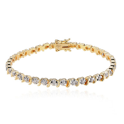 Bracciale in ottone con Diamante I3 (I) (Juwelo Style)