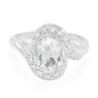 Anello in argento con Berillo Himalayano