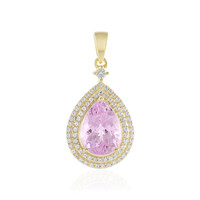 Ciondolo in argento con Kunzite