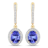 Orecchini in oro con Tanzanite (SUHANA)