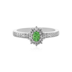 Anello in argento con Tsavorite