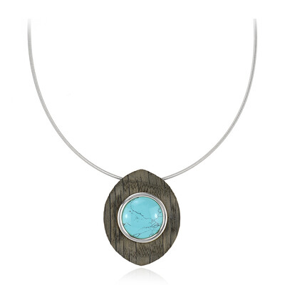 Collana in argento con Quercia Nera (dagen)