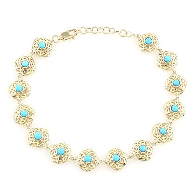 Bracciale in oro con Turchese Sleeping Beauty (Ornaments by de Melo)