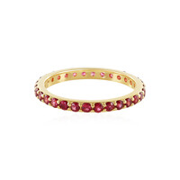 Anello in argento con Spinello Rosso