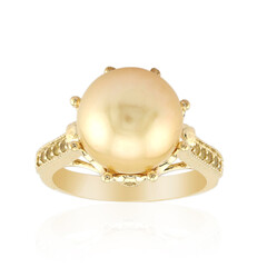 Anello in oro con Perla Dorata dei Mari del Sud Kabira (TPC)