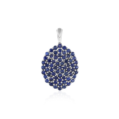 Ciondolo in oro con Zaffiro Blu