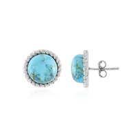 Orecchini in argento con Turchese Kingman Mohave Blu (Faszination Türkis)