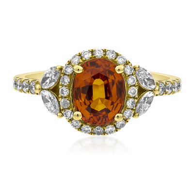 Anello in oro con Granato Mandarino (CIRARI)