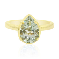 Anello in argento con Ametista Verde