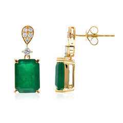 Orecchini in oro con Smeraldo Zambia AAA (CIRARI)