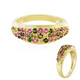 Anello in argento con Tormalina Rosa Brasiliana