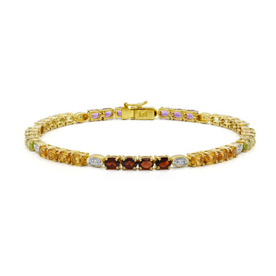 Bracciale in argento con Granato Mozambico