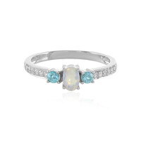 Anello in argento con Opale di Welo