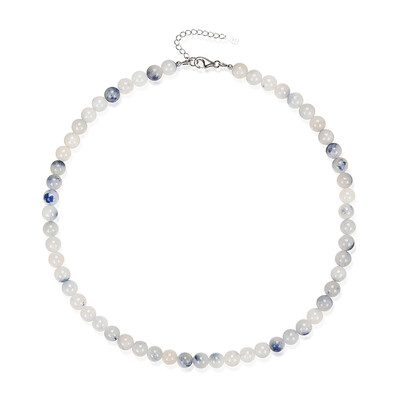 Collana in argento con Quarzo Dumortierite