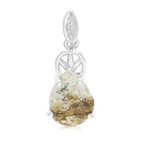 Ciondolo in argento con Magnesite