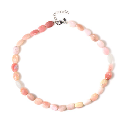 Collana in argento con Opale Rosa