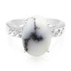 Anello in argento con Agata Dendritica