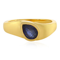 Anello in argento con Zaffiro Blu del Madagascar