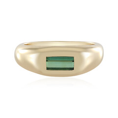 Anello in oro con Tormalina Verde di Benedito (Adela Gold)