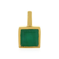 Ciondolo in argento con Smeraldo Zambia