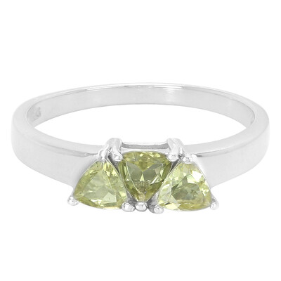 Anello in argento con Apatite Xia