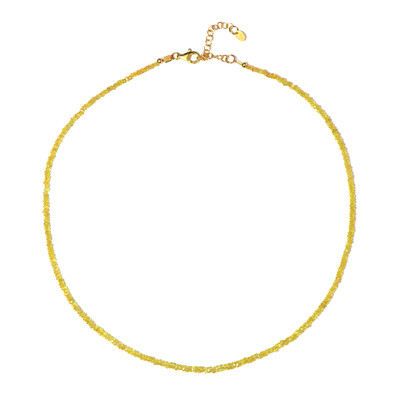 Collana in argento con Zaffiro Giallo