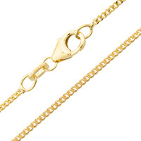 Catenina groumette in oro giallo - 50 cm - 2,7 g