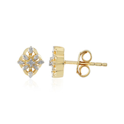 Orecchini in argento con Diamante I2 (I)