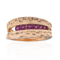 Anello in argento con Rodolite (TPC)
