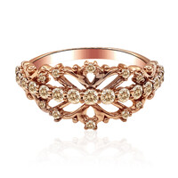 Anello in oro con Diamante Rose de France SI1 di Argyle