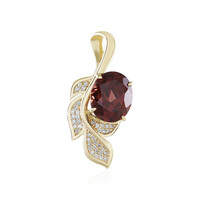 Ciondolo in oro con Zircone Rosa (de Melo)