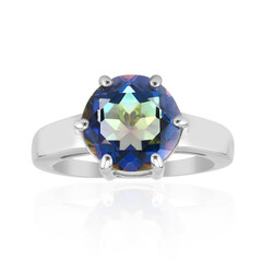 Anello in argento con Quarzo Mistico Blu