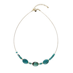 Collana in acciaio inossidabile con Turchese