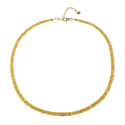 Collana in argento con Berillo Giallo