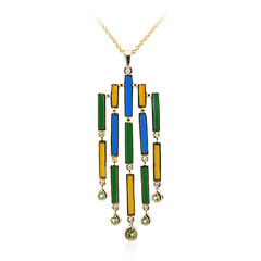 Collana in argento con Peridoto