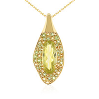 Collana in argento con Quarzo Limone