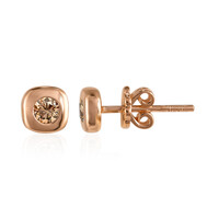 Orecchini in oro con Diamante Rose de France SI1 di Argyle
