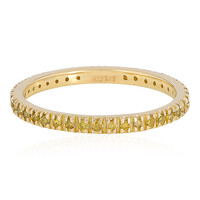 Anello in oro con Diamante Giallo I3