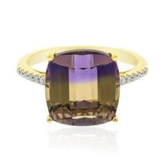 Anello in oro con Ametrina