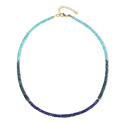 Collana in argento con Zaffiro Blu