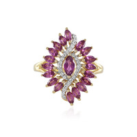Anello in argento con Rodolite