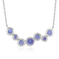 Collana in argento con Tanzanite