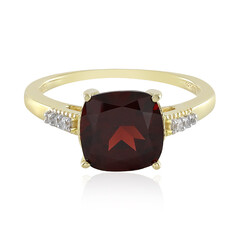 Anello in argento con Granato Mozambico