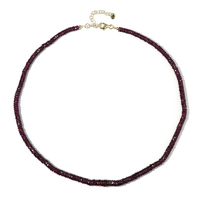 Collana in argento con Granato Magenta