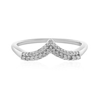 Anello in argento con Diamante I2 (I)