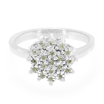 Anello in argento con Peridoto